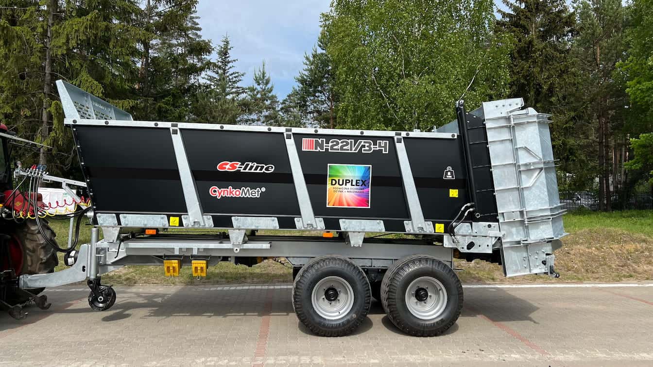 Rozmetadlo maštaľného hnoja Cynkomet N 221/3-4 CS line